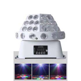 Quenlite QR-650 Dmx Profesyonel Dönerli Rgb LED Top Işık Disko Sahne Işık Sistemi