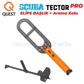 Quest Metal Detectors Scuba Tector PRO Su Altı Dedektörü&Arama Kollu Sahil Arama Dedektörü