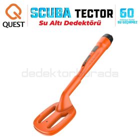 Quest Metal Detectors Turuncu Scuba Tector Su Altı Dedektörü