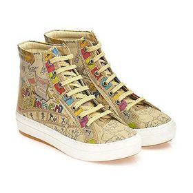 Quick Life CW2025 Çok Renkli Desenli Kadın Sneaker Bot
