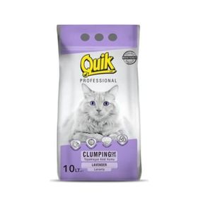 Quik 10 L İnce Lavanta Kokulu Kedi Kumu