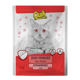 Quik 25 gr Çilekli Kedi Kumu Koku Giderici