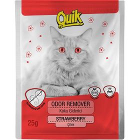 Quik 25 gr Çilekli Kedi Kumu Koku Giderici