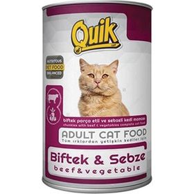 Quik 415 gr Biftek Ve Sebzeli Kedi Konservesi