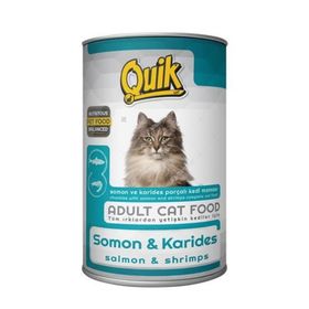Quik 415 gr Somon Ve Karidesli Kedi Konservesi