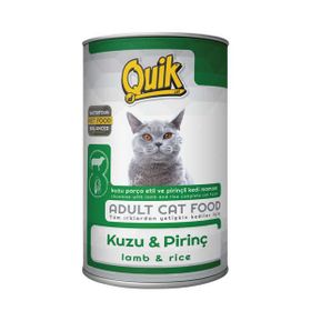 Quik Adult 415 gr Kuzu Etli Yetişkin Kedi Konservesi