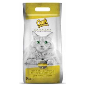 Quik Bentonit İnce Topaklaşan 5 lt Kedi Kumu