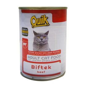 Quik JPM017088 Biftekli 415 Gr Konserve Kedi Maması