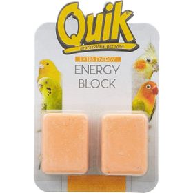 Quik Kuşlar için Portakallı 2'li Enerji Bloğu