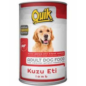Quik Kuzu Etli 12x415 gr Köpek Konserve
