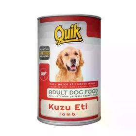 Quik Kuzu Etli ve Pirinç 415 gr Köpek Konservesi