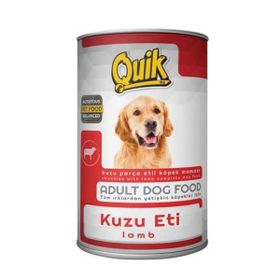 Quik Kuzu Etli ve Pirinç 415 gr Köpek Konservesi