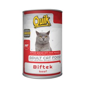 Quik Kuzu Etli ve Pirinçli 6x415 gr Kedi Konserve
