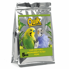 Quik Lüx Meyveli 5 kg Torba Muhabbet Kuşu Yemi