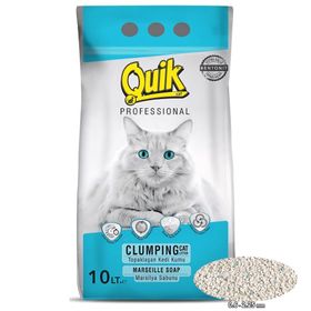 Quik Marsilya Sabunu Kokulu Bentonit Ince 10 lt Kedi Kumu
