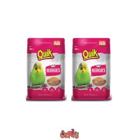 Quik Muhabbet Kuşu 12 Adet 400-100 gr Kuş Yemi