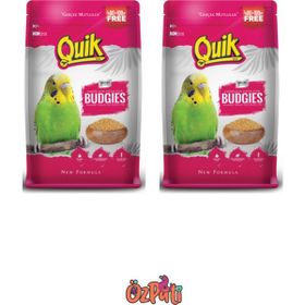 Quik Muhabbet Kuşu 12 Adet 400-100 gr Kuş Yemi