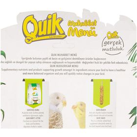 Quik Muhabbet Menü Kuş Kraker Gagataşı Kum Seti