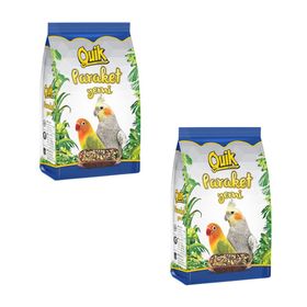 Quik Paraket 2x750 gr Sultan ve Cennet Papağanı Yemi