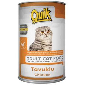 Quik Tavuklu 415 gr Konserve Kedi Maması