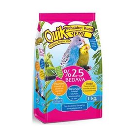 Quik Vitaminli 5x1 kg Muhabbet Kuş Yemi