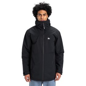 Quiksilver 5003317199 Overcast 3K Parka Siyah Erkek Mont
