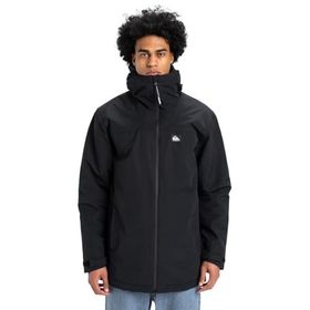 Quiksilver 5003317199 Overcast 3K Parka Siyah Erkek Mont
