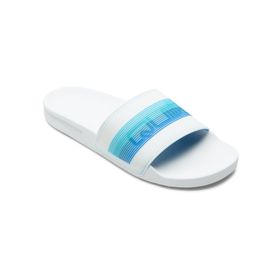 Quiksilver AQYL101221-XWBB Rivi Wordmark Slide Erkek Beyaz Günlük Stil Terlik