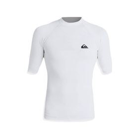 Quiksilver AQYWR03130 Everyday UPF50 SS Rashguard Beyaz Erkek T-shirt