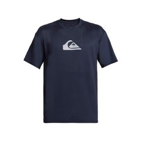 Quiksilver AQYWR03135-NA0 Everyday Surf Mavi Güneş Korumalı Erkek T-shirt
