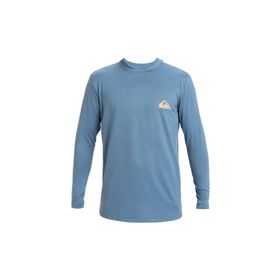 Quiksilver AQYWR03136-BLQ0 Everyday Surf Mavi Güneş Korumalı Erkek T-shirt