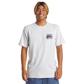 Quiksilver AQYZT09540-SCVW Hurricane Or Hippie Moe Erkek Gri Günlük Stil T-Shirt