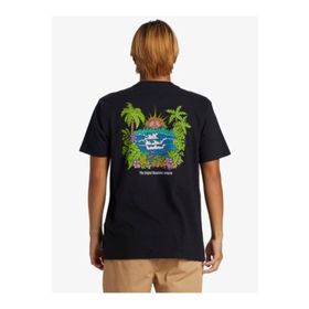 Quiksilver AQYZT09543 Island Sunrise Siyah Günlük Erkek T-shirt