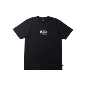 Quiksilver AQYZT09545-10010 Chrome Logo SS STN Siyah Erkek T-shirt