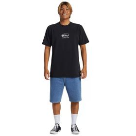 Quiksilver AQYZT09545 Chrome Logo Ss Stn Erkek Tişört