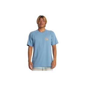 Quiksilver AQYZT09560-18406 The Original Erkek Mavi Günlük Stil T-Shirt
