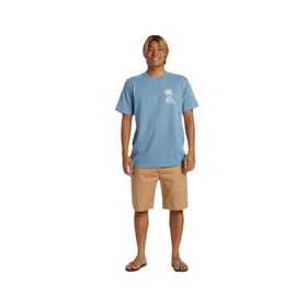 Quiksilver AQYZT09562-W12 Tropical Breeze Mavi Günlük Stil Erkek T-Shirt