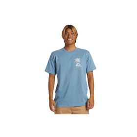 Quiksilver AQYZT09562-W12 Tropical Breeze Mavi Günlük Stil Erkek T-Shirt
