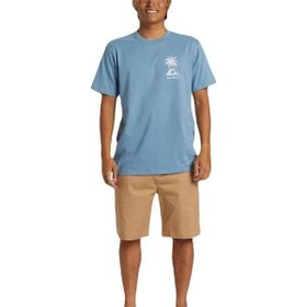 Quiksilver AQYZT09562-W12 Tropical Breeze Mor Mavi Erkek T-shirt
