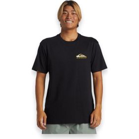 Quiksilver AQYZT09563-10010 Step Up Mor Siyah Günlük Stil Erkek T-Shirt