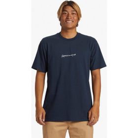 Quiksilver AQYZT09605-17726018 QS Rushed Logo Dna Lacivert Erkek T-shirt