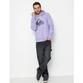 Quiksilver Big Logo Hood Mor Erkek Sweatshirt