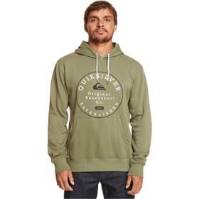 Quiksilver Circle Trim Hood Yeşil Erkek Sweatshirt