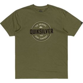 Quiksilver Circle Up Yeşil Erkek T-shirt