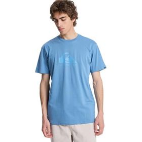 Quiksilver EGYZT08072-BLQ0 Ev Comp Logo Mavi Günlük Stil Erkek T-shirt