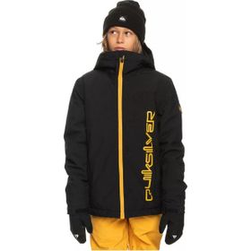 Quiksilver EQBTJ03171 Siyah Erkek Çocuk Kapüşonlu Waterproof Kayak Montu