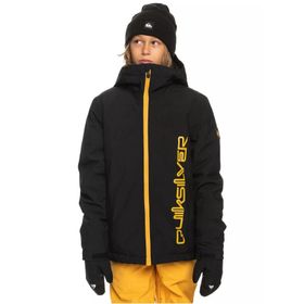 Quiksilver EQBTJ03171 Siyah Erkek Çocuk Kapüşonlu Waterproof Kayak Montu