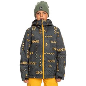 Quiksilver EQBTJ03171 Siyah Erkek Çocuk Kapüşonlu Waterproof Kayak Montu