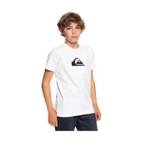 Quiksilver EQBZT04369 Beyaz Comp Logo Erkek Çocuk T-shirt