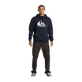 Quiksilver EQYFT03856 Lacivert Big Logo Hoodie Erkek Sweatshirt